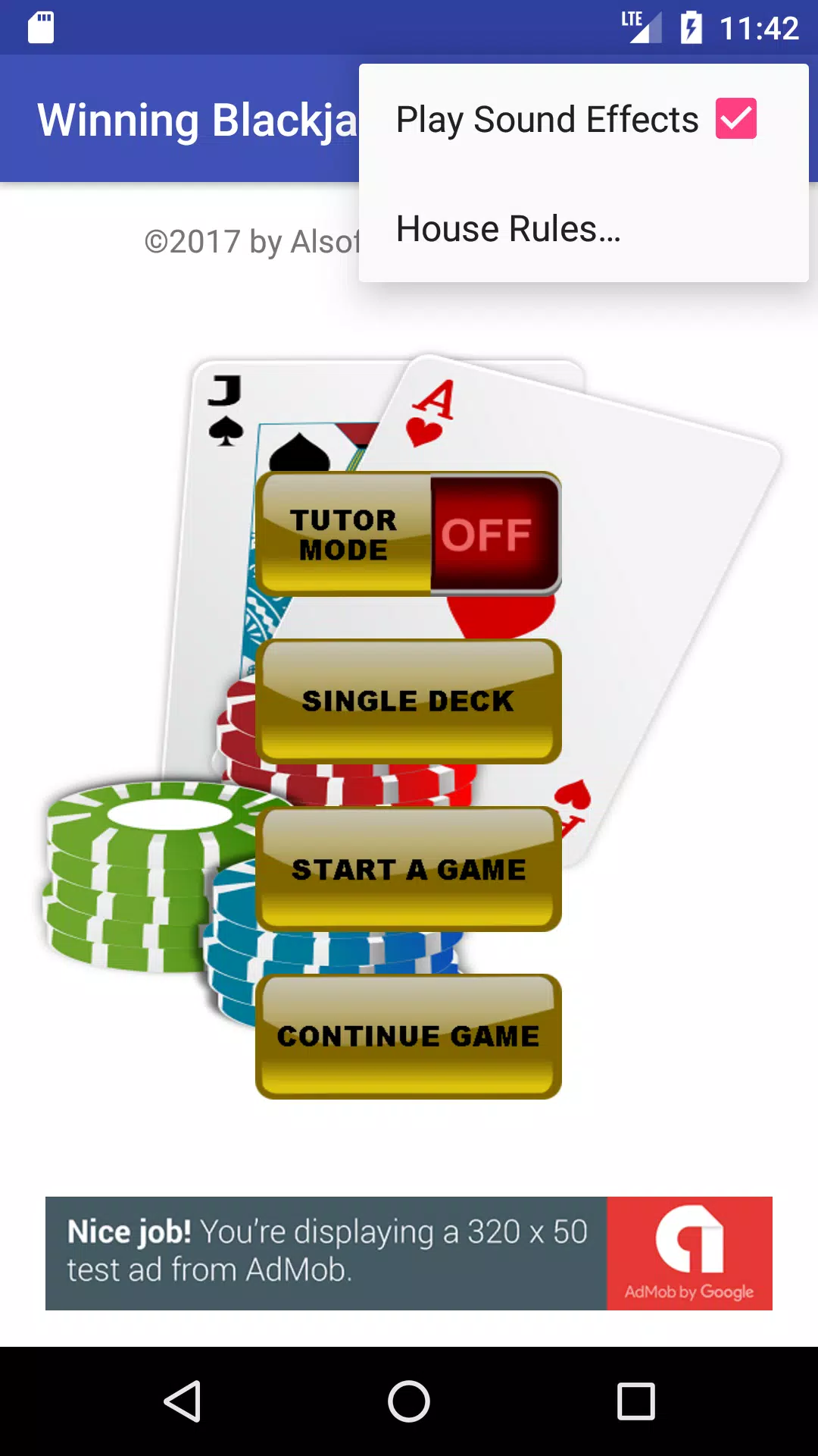 Winning Blackjack  Screenshot 2