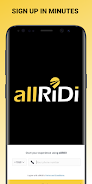 allRiDi - Request Rides  Screenshot 2