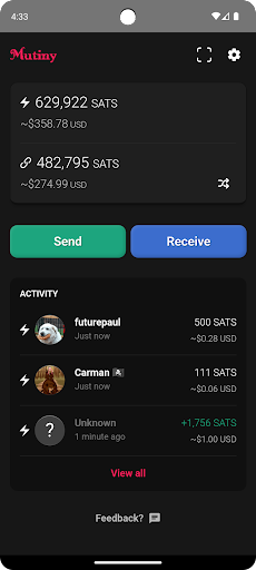 Mutiny Wallet  Screenshot 2