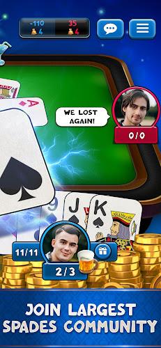 Spades Plus - Card Game  Screenshot 2