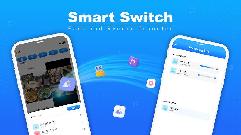 Smart switch-data transfer  Screenshot 1