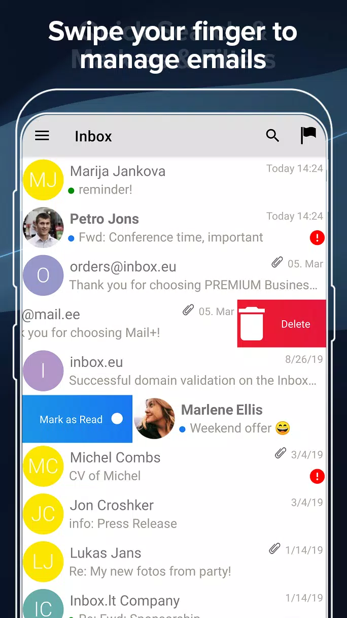 Inbox.eu - business email  Screenshot 3