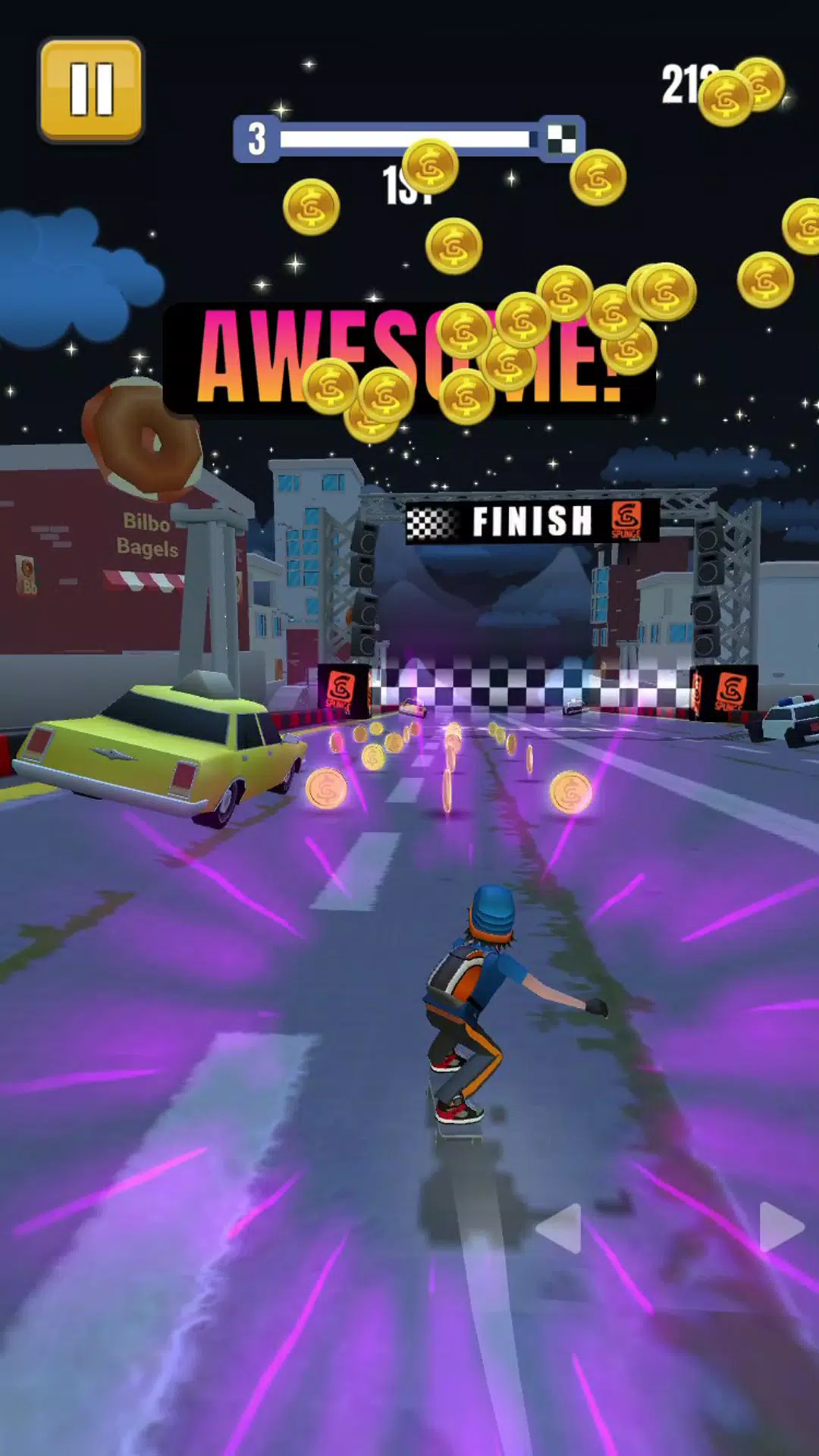 Faily Skater Street Racer  Screenshot 2