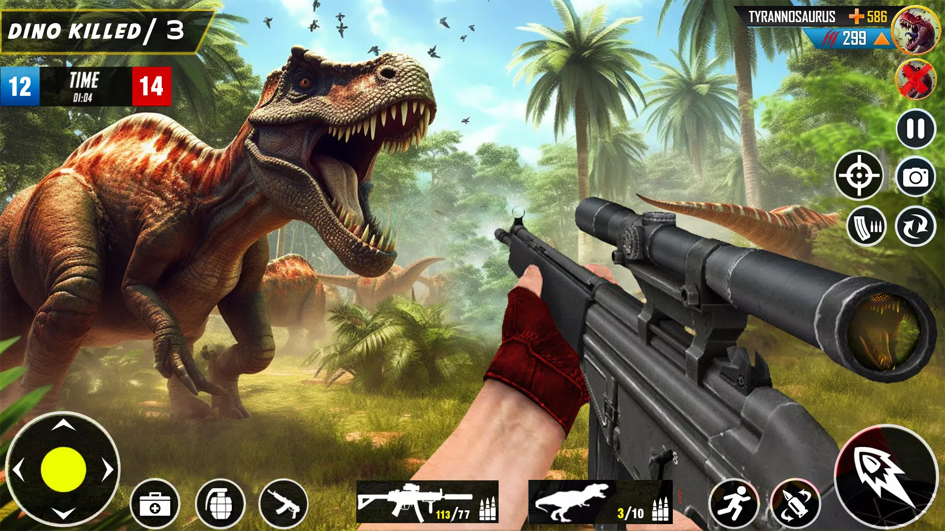 Wild Dinosaur Hunting Games 3D  Screenshot 2