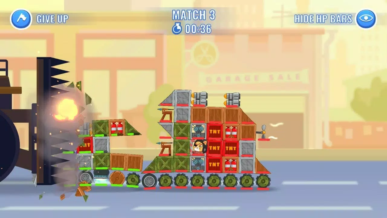 Boom-Boom Cars: Craft & Fight!  Screenshot 4