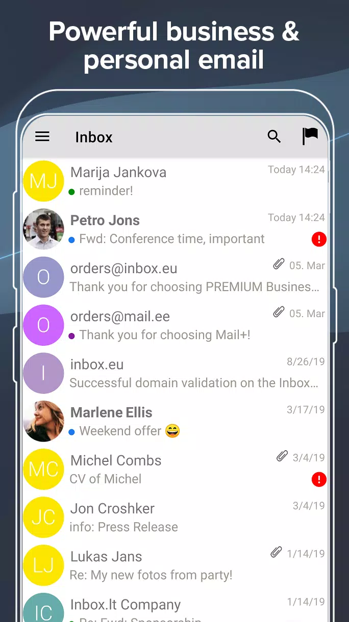 Inbox.eu - business email  Screenshot 1