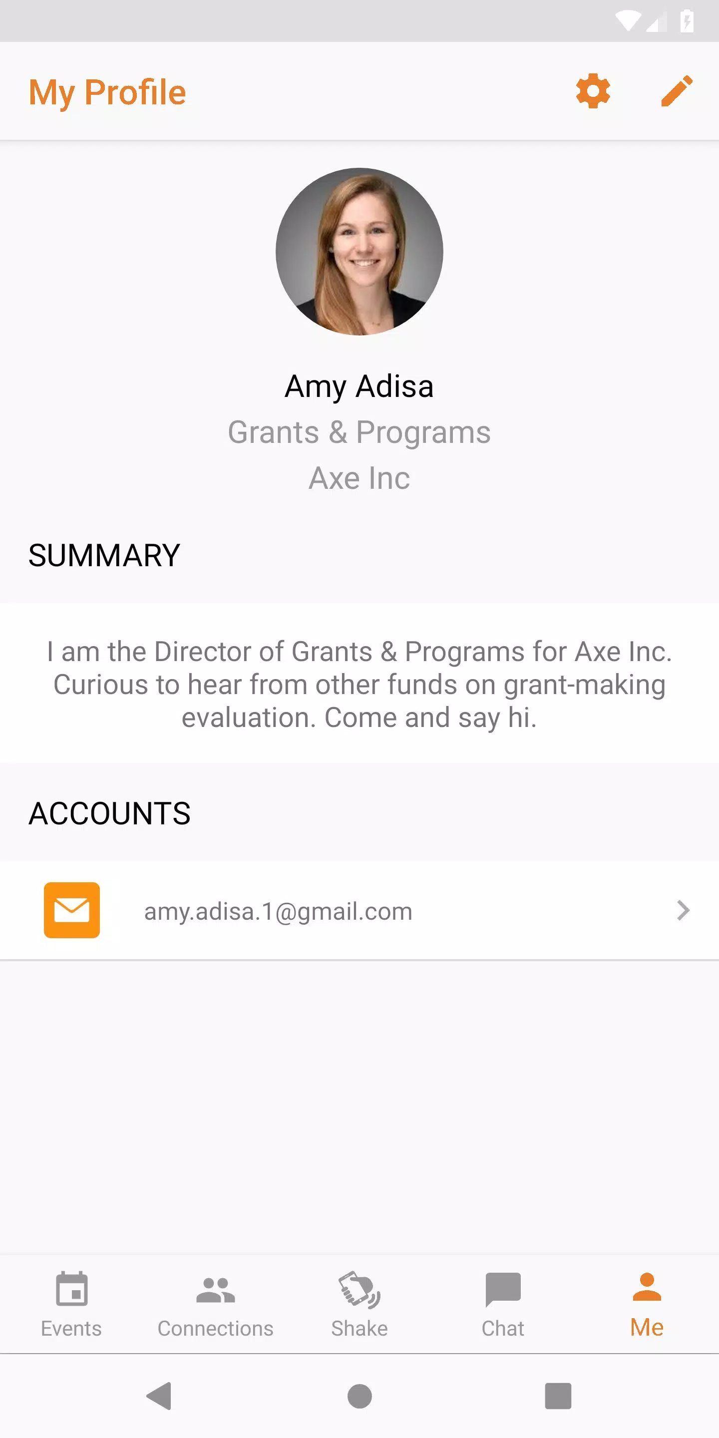 Grants Management Systems Inc.  Screenshot 4