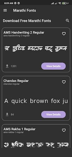 Marathi Fonts  Screenshot 2