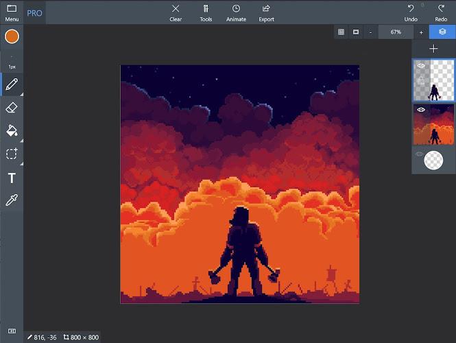Pix2D - Pixel art studio  Screenshot 1