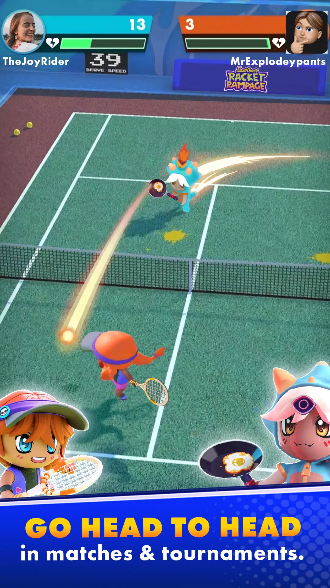 Super Champs: Racket Rampage  Screenshot 2