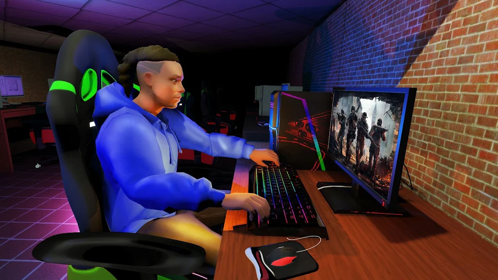 Internet Cyber Cafe Job Sim  Screenshot 1