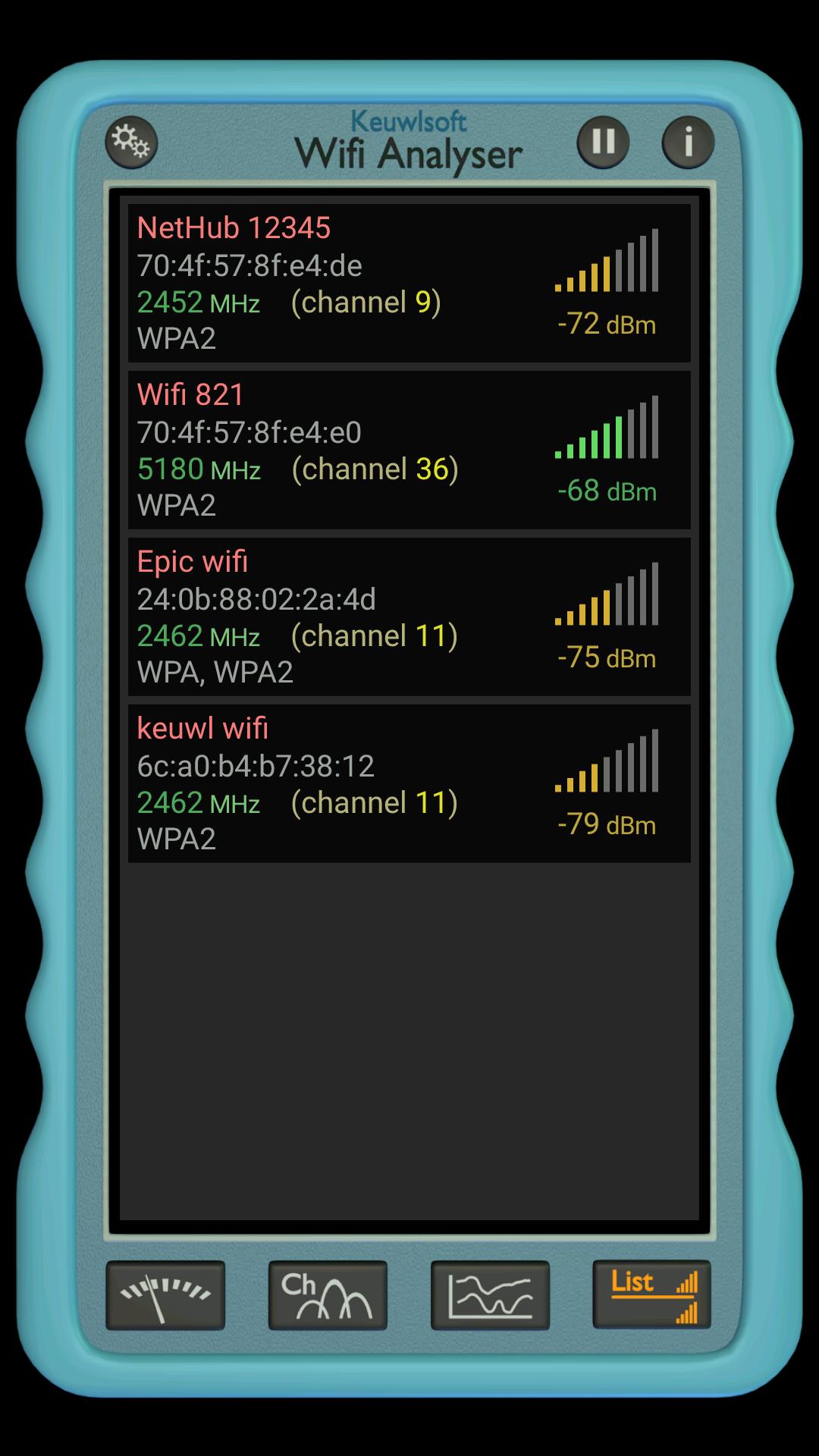 Wifi Analyser  Screenshot 4
