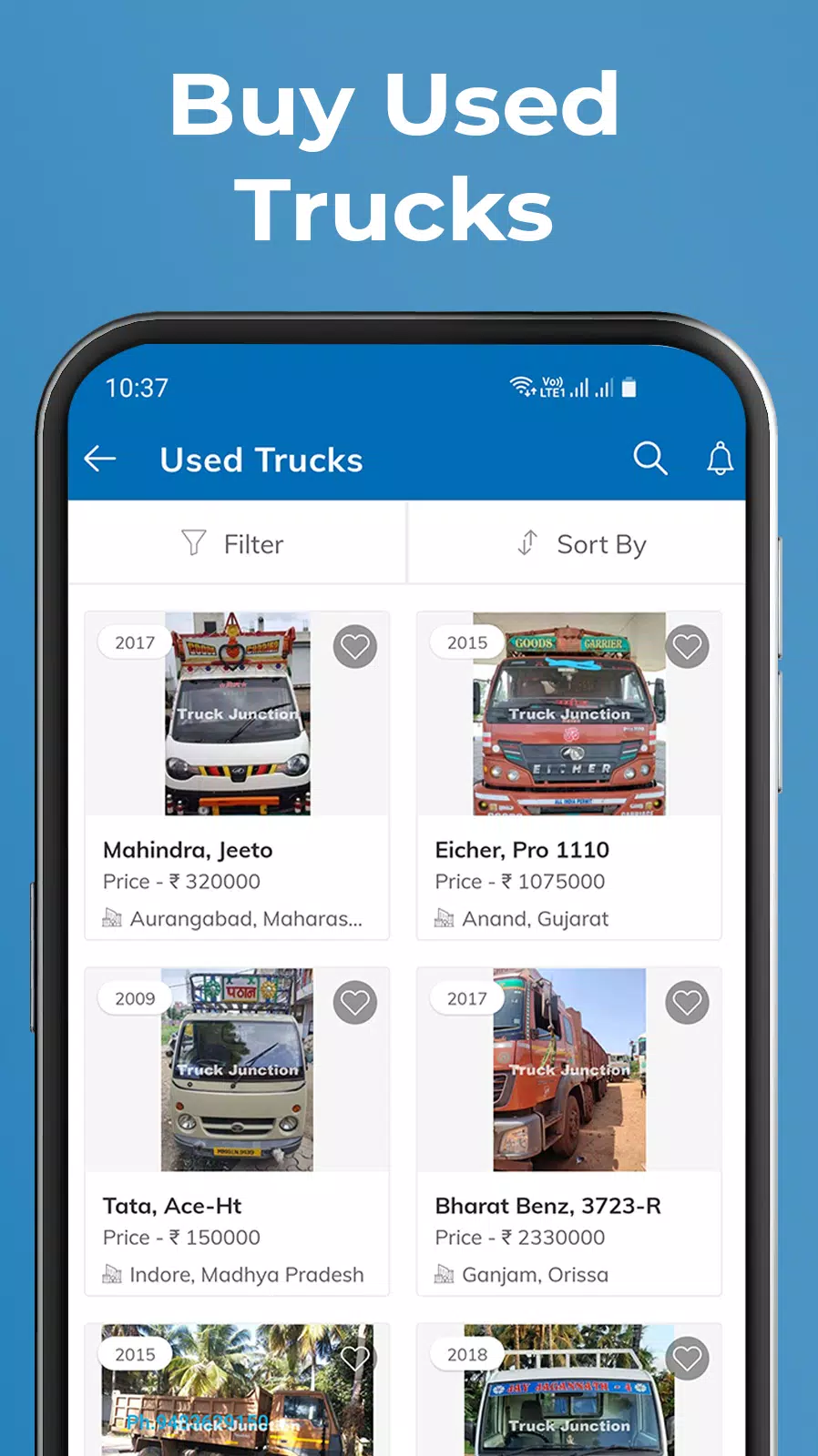 TruckJunction Best Price Truck  Screenshot 2