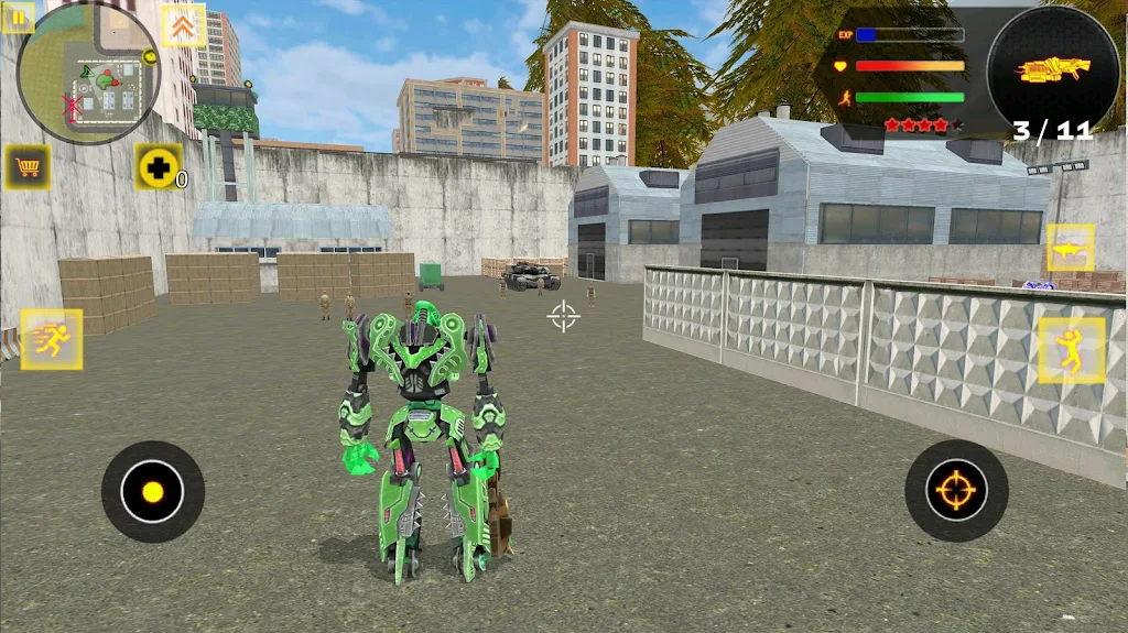 Robot Shark Attack: Transform Robot Shark Games  Screenshot 3