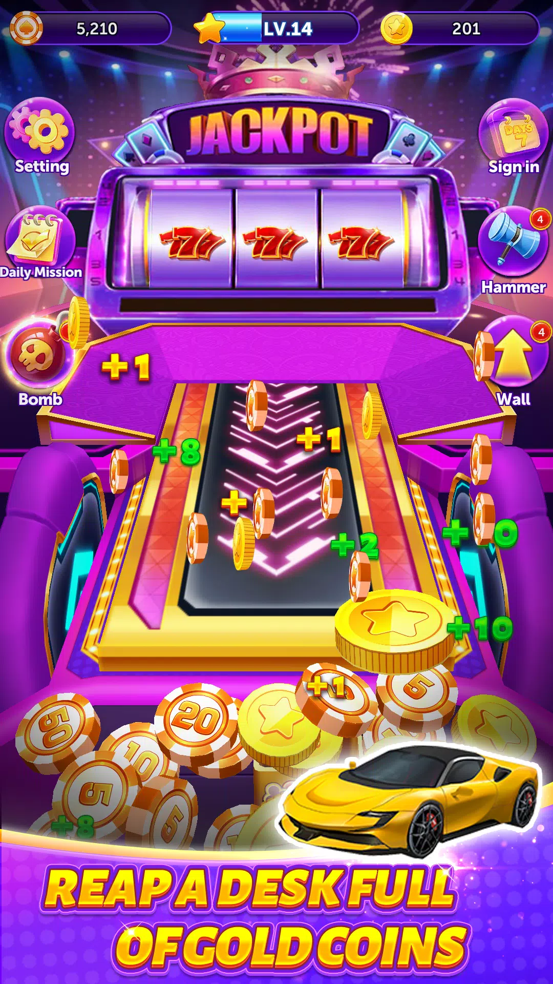 Lucky Coin Dozer  Screenshot 1