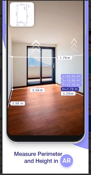 AR Plan 3D Tape Measure, Ruler  Screenshot 2