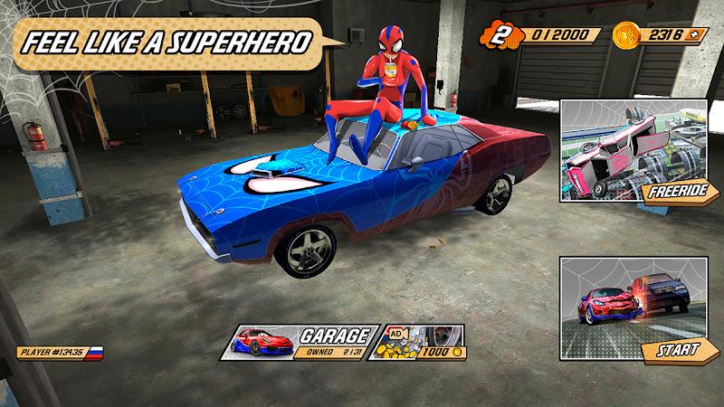 Spider Car Crash  Screenshot 1