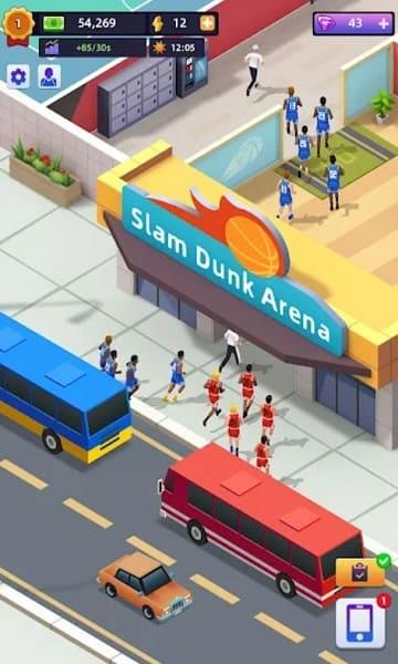 Idle Basketball Arena Tycoon Mod  Screenshot 1