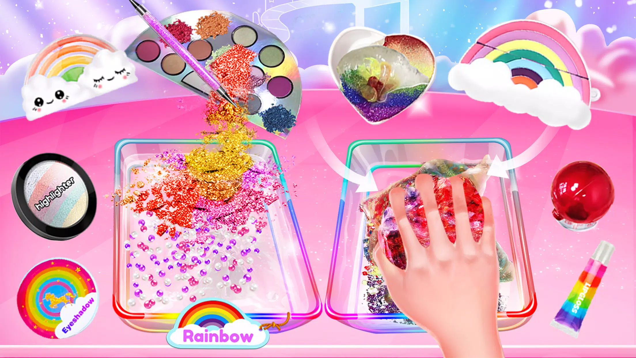 Rainbow Slime Kit  Screenshot 2