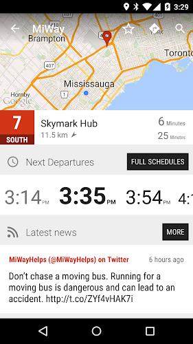 Mississauga MiWay Bus - MonTr…  Screenshot 2