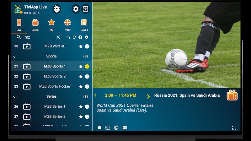 TiviApp Live IPTV Player  Screenshot 21