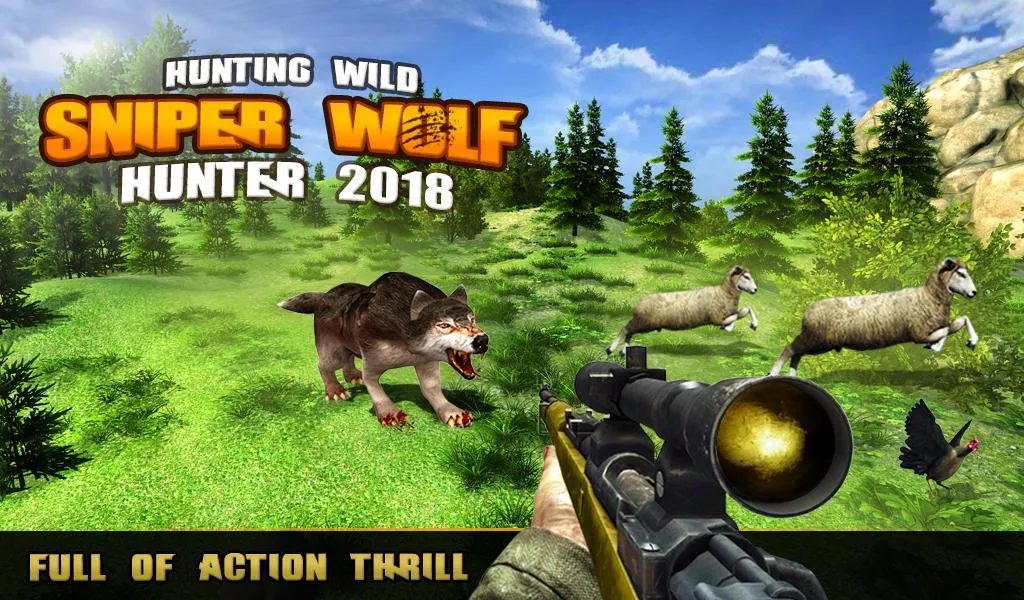 Hunting Wild Wolf Sniper 3D  Screenshot 2