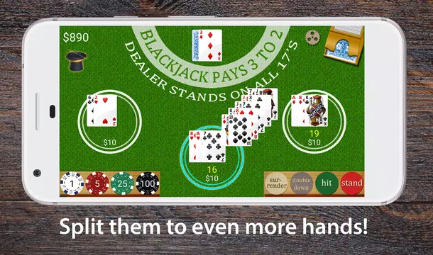 Multi Hand Blackjack  Screenshot 2