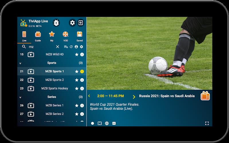TiviApp Live IPTV Player  Screenshot 10