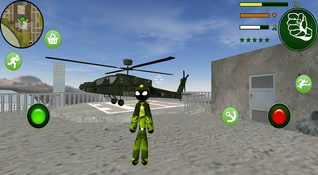 Stickman Us Army Rope Hero Cou  Screenshot 3