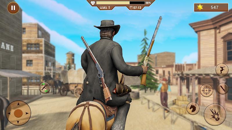 Real Cowboy Gun Shooting 3D  Screenshot 8