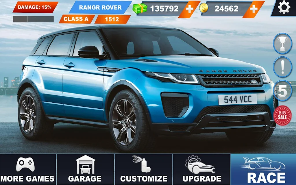 Range Rover City Driving: lx crazy car stunts  Screenshot 1