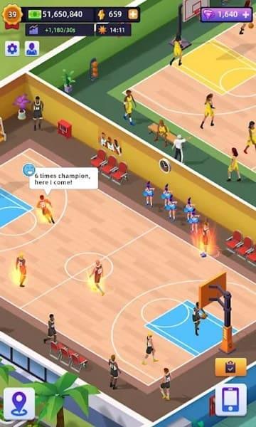 Idle Basketball Arena Tycoon Mod  Screenshot 2