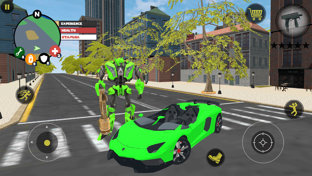 Super Car Robot Transformer: F  Screenshot 1