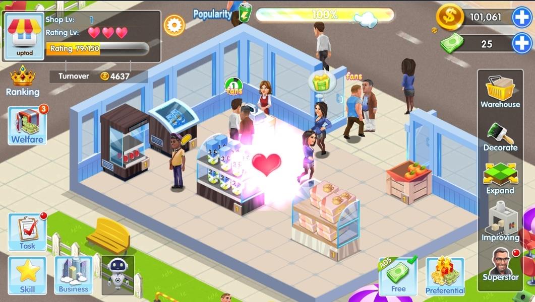 My Supermarket Story : Store tycoon Simulation  Screenshot 7