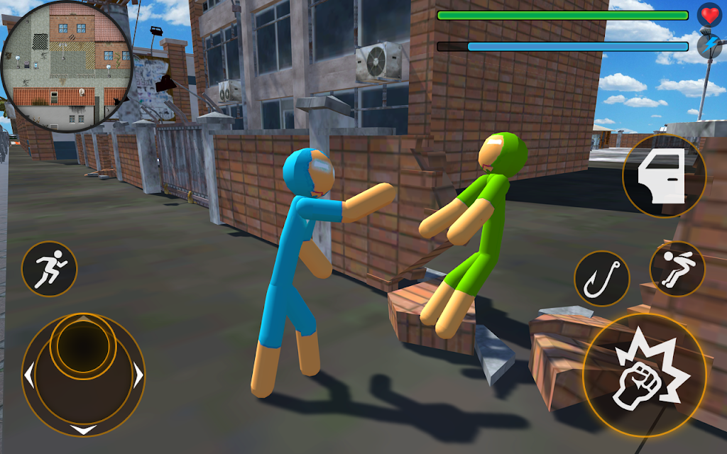 Iron Stickman Hero Rope Crime  Screenshot 3