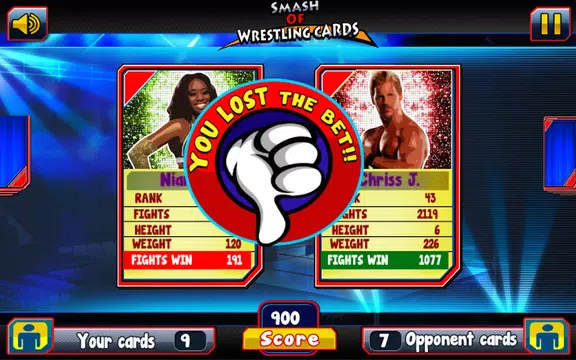 Smash of Wrestling cards  Screenshot 4