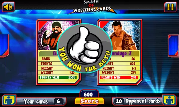 Smash of Wrestling cards  Screenshot 3