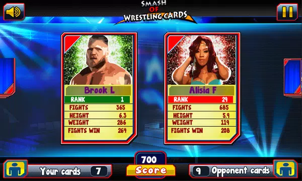 Smash of Wrestling cards  Screenshot 2