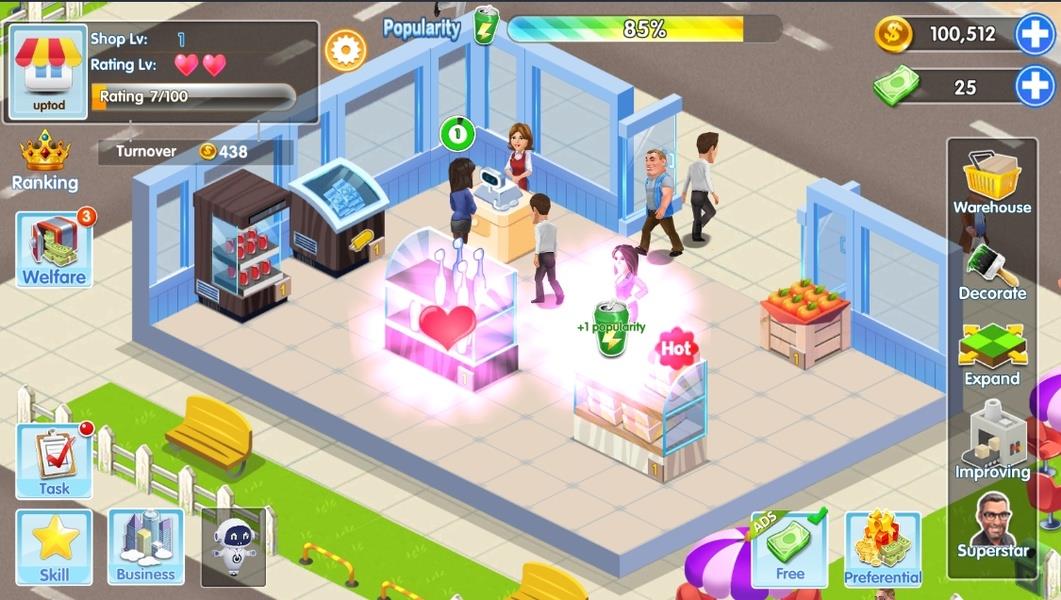 My Supermarket Story : Store tycoon Simulation  Screenshot 2