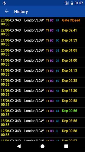 Hong Kong Flight Info  Screenshot 4