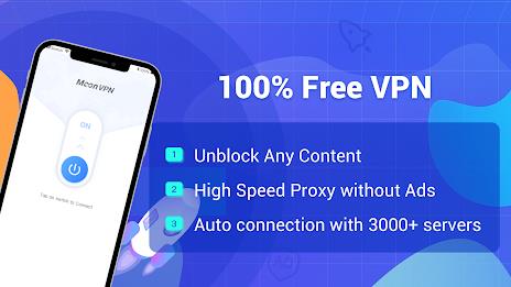 MOON VPN: Gratis VPN Proxy  Screenshot 1