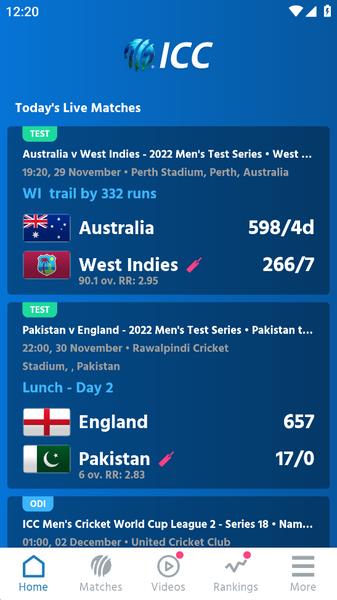 ICC Cricket  Screenshot 1