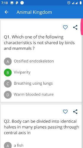 Biology Quiz in English  Screenshot 5