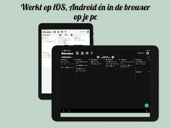 Klender, gedeelde gezinsagenda  Screenshot 12