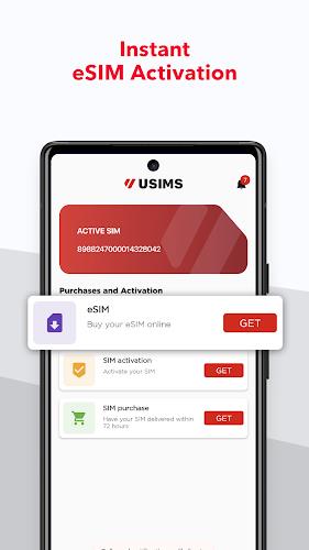 USIMS - eSIM Mobile Internet  Screenshot 4