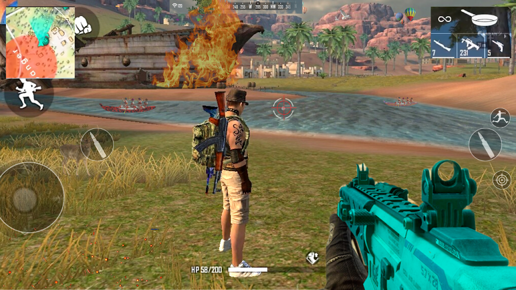 Squad Sniper Free Fire 3D Battlegrounds War 2021  Screenshot 2