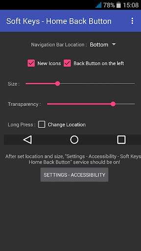 Soft Keys - Home Back Button  Screenshot 3