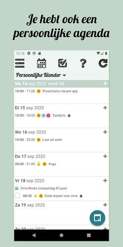 Klender, gedeelde gezinsagenda  Screenshot 8
