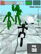 Stickman Zombie: Moto Racing  Screenshot 13