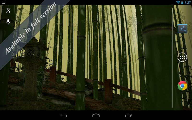 Bamboo Forest Wallpaper Lite  Screenshot 3